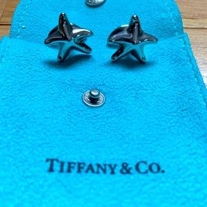 Tiffany Elsa Peretti Starfish Cuff Links